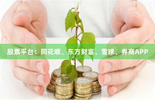 股票平台：同花顺、东方财富、雪球、券商APP